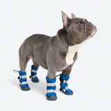 Dog Rainboots, Waterproof Dog Shoes - Blue Camo