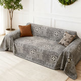 Pet Couch Cover - Rustic Bohemian Grey