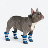 Flex Shell Waterproof Dog Boots - Blue Camo