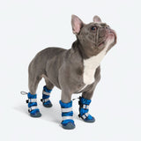 Dog Rainboots, Waterproof Dog Shoes - Blue Camo