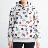 USA Hoodie Light Grey||size:S,M,L,XL,2XL