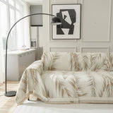 Pet Couch Cover - Leaves Beige
