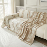 Pet Couch Cover - Leaves Beige