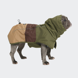 Dog Raincoat - Green Brown||size:L,XL