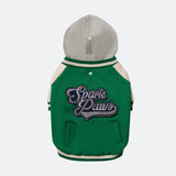 Dog Varsity Jacket - Green