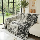 Pet Couch Cover - Lily of The Valley Black