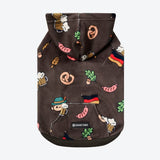 Germany Hoodie Dark Brown||size:S,M,L,XL,2XL,3XL,4XL,5XL