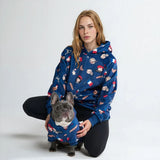 The France Human Hoodie - Blue