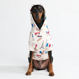 France Hoodie Beige||size:4XL,5XL