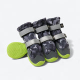 Flex Shell Waterproof Dog Boots - Grey Camo