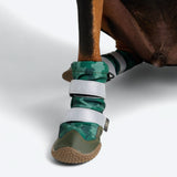 Dog Rainboots, Waterproof Dog Shoes - Green Camo