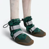 Dog Rainboots, Waterproof Dog Shoes - Green Camo
