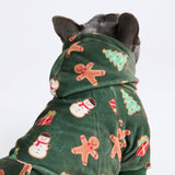 Christmas Dog Hoodie - Gingerbread