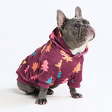 Christmas Dog Hoodie - Candy Trees