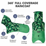 Dog Raincoat - Camo Green||size:S,M,L,XL,2XL,3XL,4XL,5XL