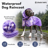 Dog Raincoat - Camo Purple||size:S,M,L,XL,2XL,3XL,4XL,5XL