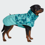 Dog Raincoat - Camo Teal||size:4XL,5XL