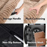 Luxury Couch Cover Dog Bed - Brown