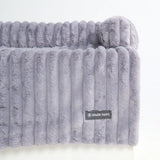 Luxury Couch Cover Dog Bed - Grey