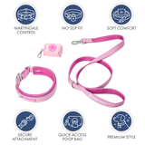 Pink Martingale Collar||size:A,B,C,D,E