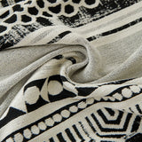 Mosaic Black Couch Cover