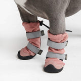 Flex Shell Waterproof Dog Boots - Pink