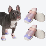 Tênis Hot Pavement Pawtector para cachorro - Rosa Roxo