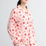 Human Pajama Top - Candy Cane
