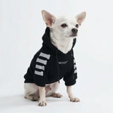 Moletom para cachorro "WOOF" - Preto e Refletivo