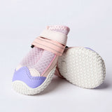 Tênis Hot Pavement Pawtector para cachorro - Rosa Roxo