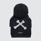 Moletom para cachorro "WOOF" - Preto e Refletivo