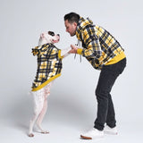 Moletom Humano Xadrez Amarelo