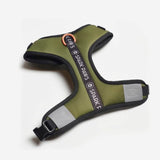 Arnês para cães ultramacio para roupas esportivas - Verde