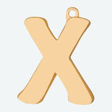 Etiqueta de Joia com Letra Inicial - X