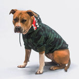 Moletom Tubarão Monstro Cachorro - Verde Camuflado