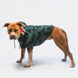 Moletom Tubarão Monstro Cachorro - Verde Camuflado