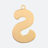 Etiqueta de Joia com Letra Inicial - S