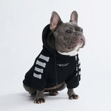 Moletom para cachorro "WOOF" - Preto e Refletivo