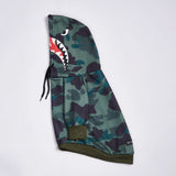 Moletom Tubarão Monstro Cachorro - Verde Camuflado
