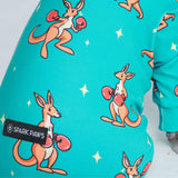 Dog Pajama - Boxing Kangaroo - Blue