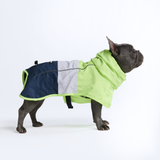 Dog Raincoat - Neon White Navy||size:L,XL