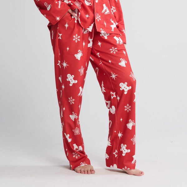 Human Pajama Pants - Red Cheer