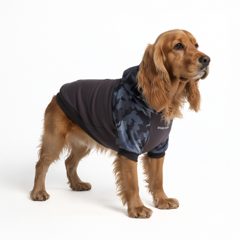 Grey Camo Hoodie||size:L,XL