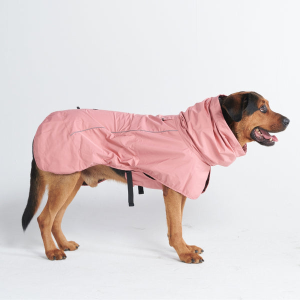 Capa de chuva para cachorro Breatheshield™ - Rosa marinho