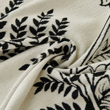 Pet Couch Cover - Lily of The Valley Black