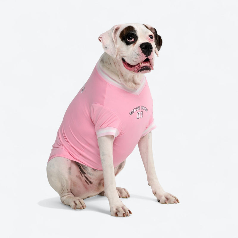 Football Mesh Jersey - Pink