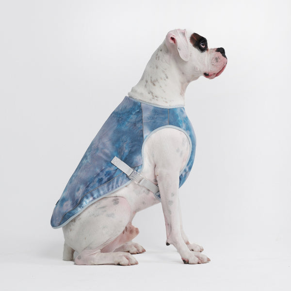 Colete refrescante para cães - Azul Gelo