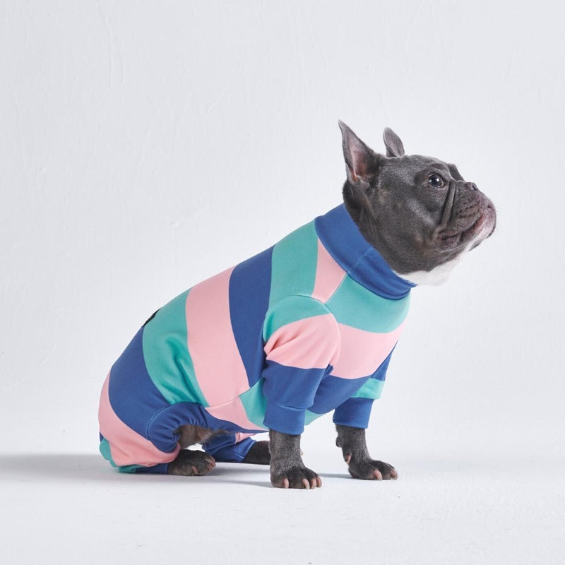 Pijama para cachorro - Azul Marinho Turquesa