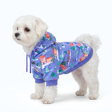 Christmas Dog Hoodie - Snow Day Village||size:M