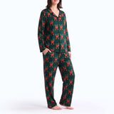 Human Pajama Pants - Mistletoe Night||size:S,M,L,XL,2XL